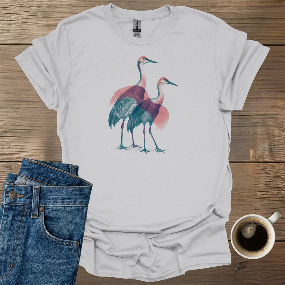Elegant Sandhill Cranes T-Shirt