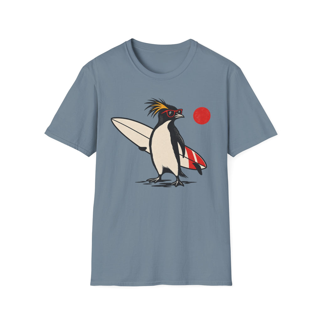 Cool Penguin Surfer T-Shirt