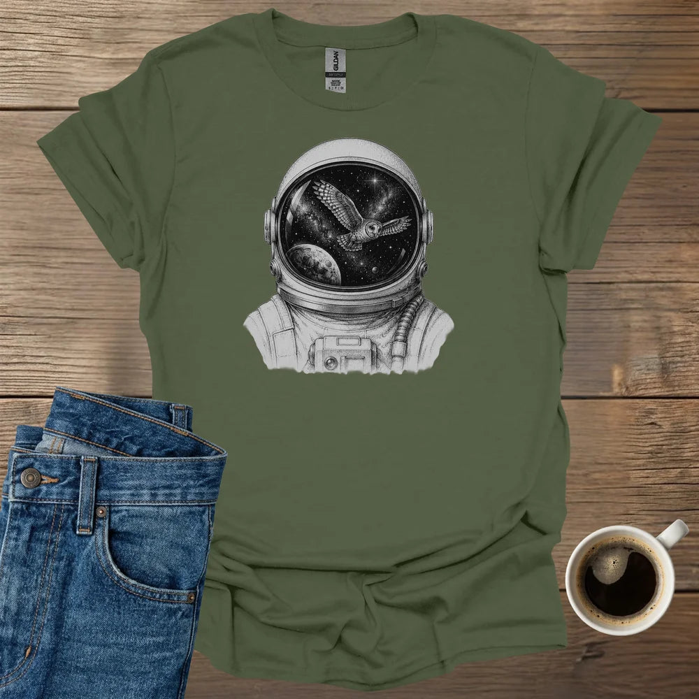 Owl in Space T-Shirt