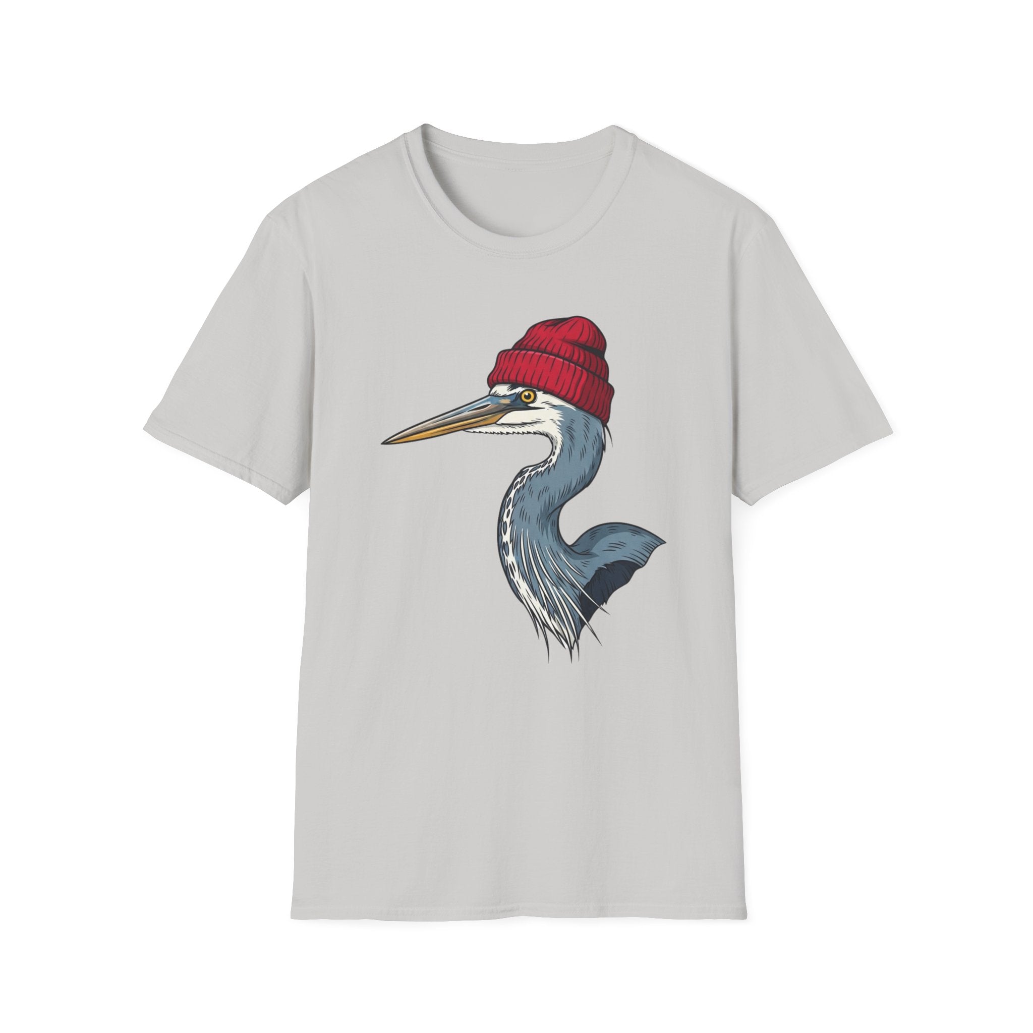Blue Heron Red Wool Hat T-Shirt