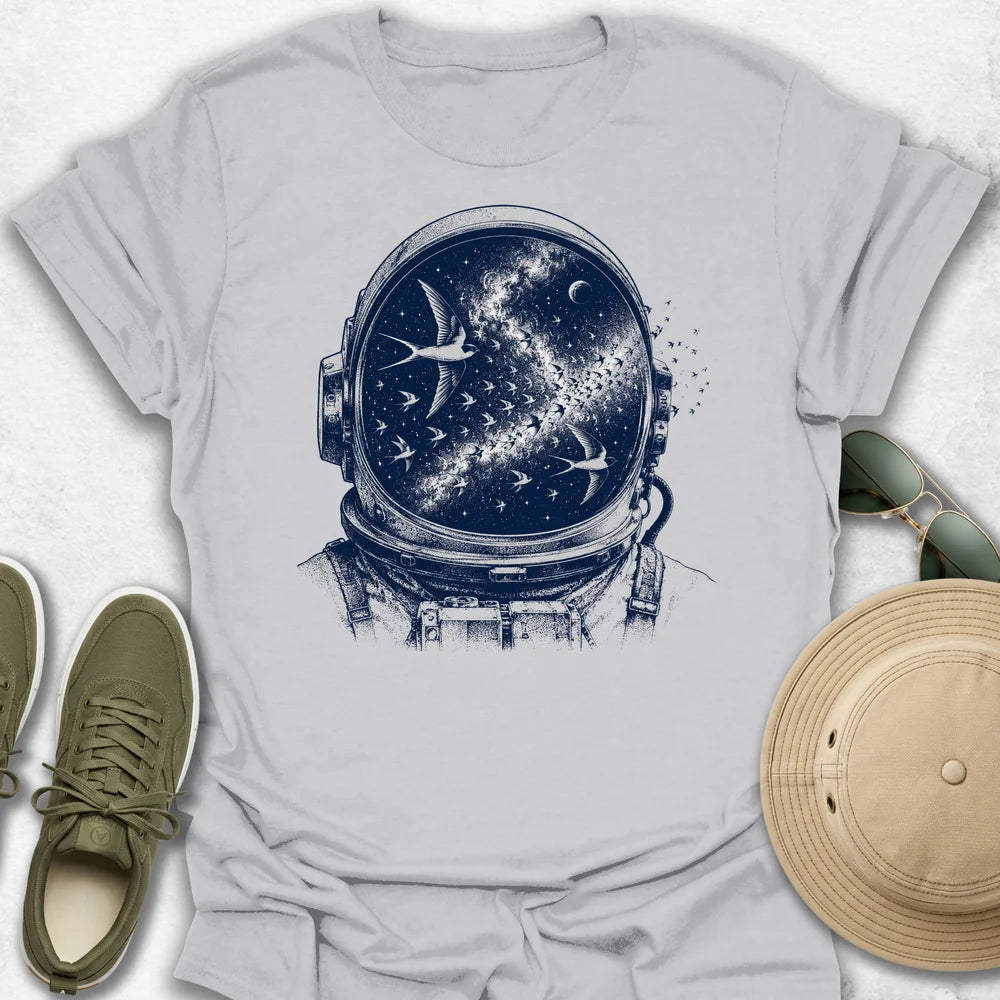 Bird Cosmic Reflection T-Shirt