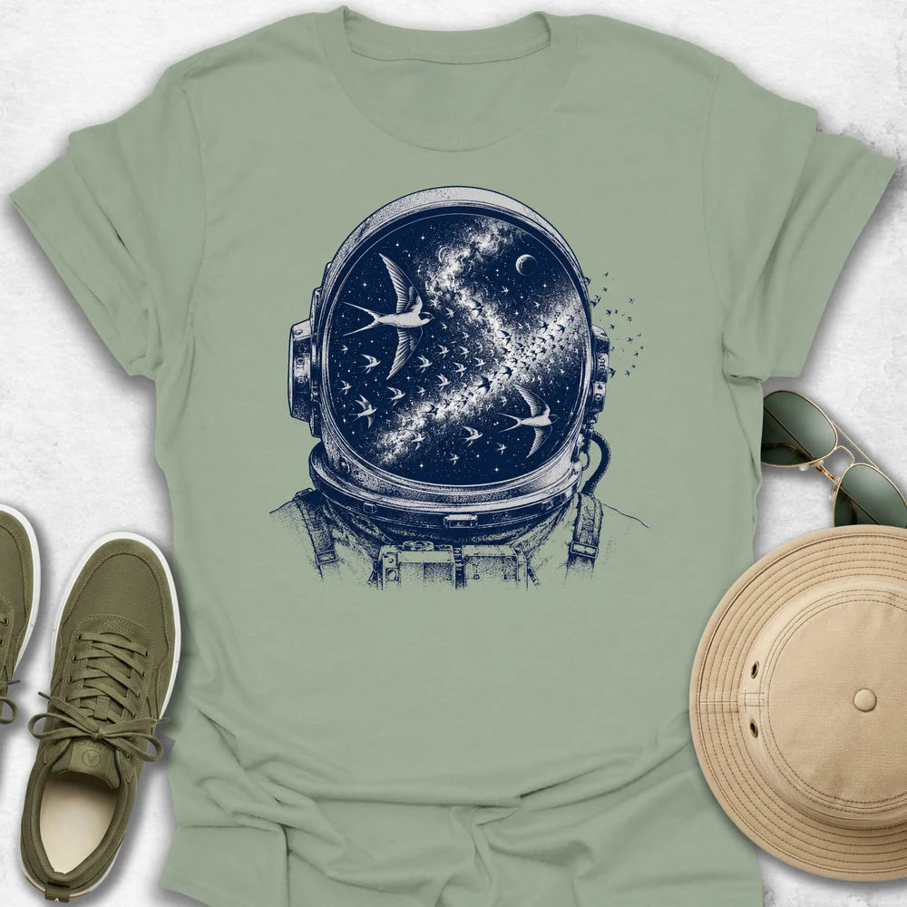 Bird Cosmic Reflection T-Shirt