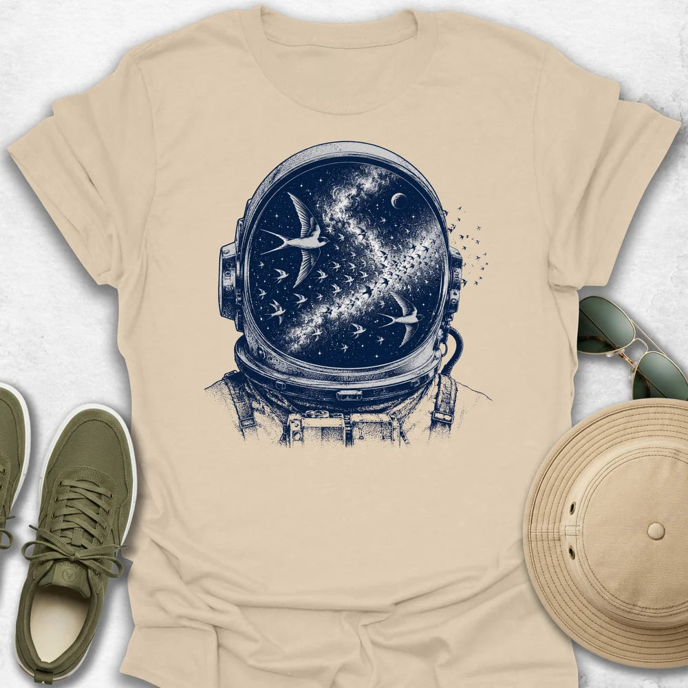 Bird Cosmic Reflection T-Shirt