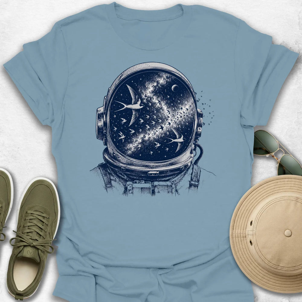 Bird Cosmic Reflection T-Shirt