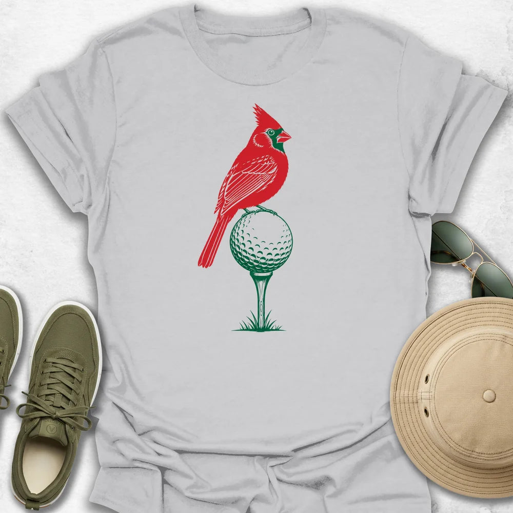 Cardinal Dimpled Golf Ball T-Shirt