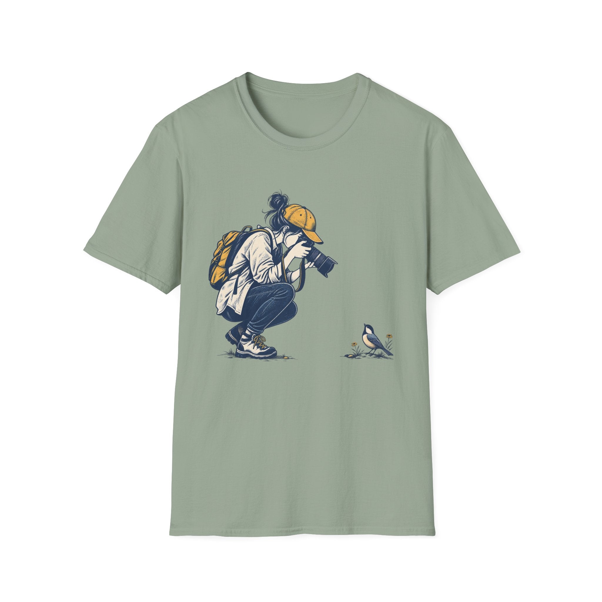 Bird Photographer and Songbird Encounter T-Shirt