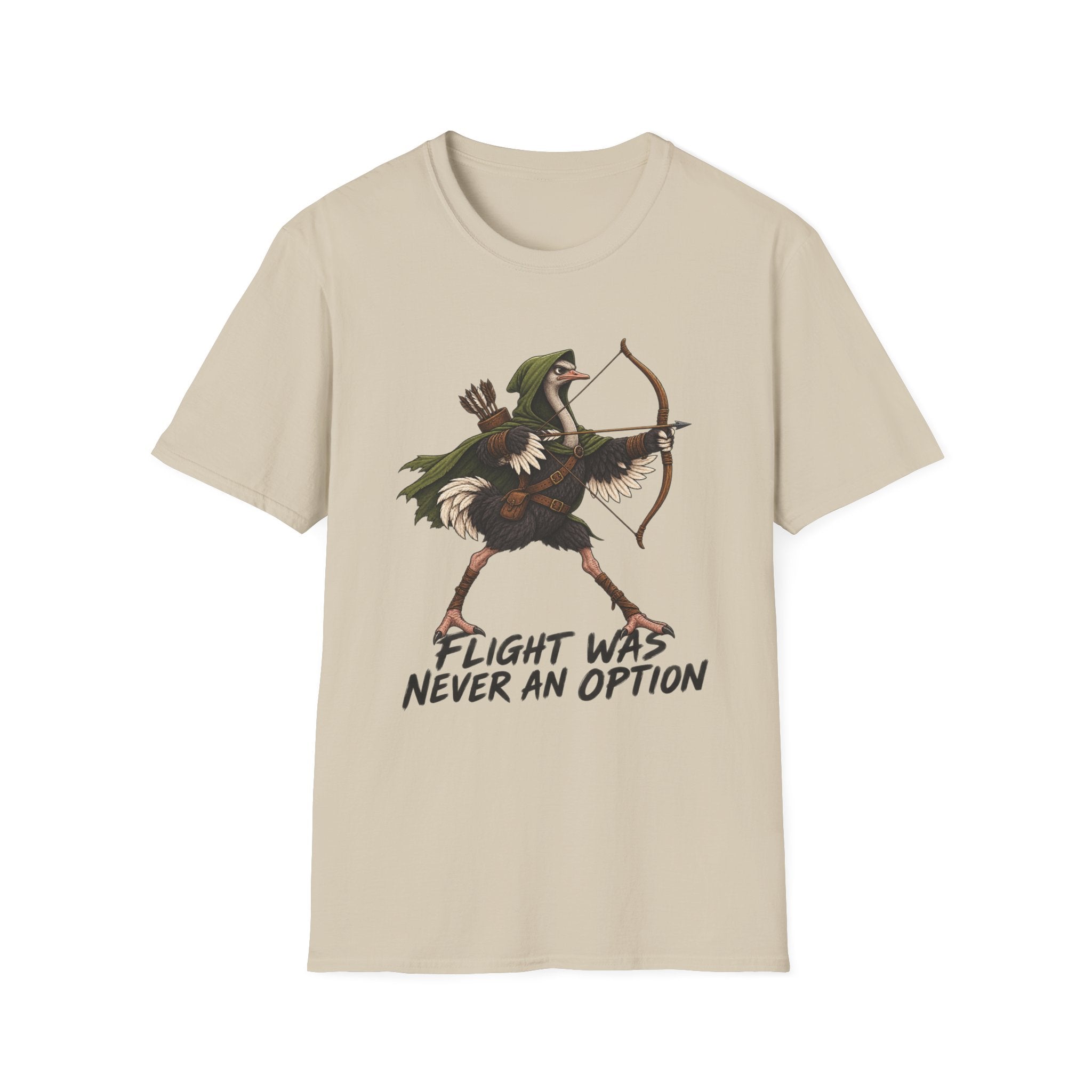Ostrich Drawing a Longbow T-Shirt