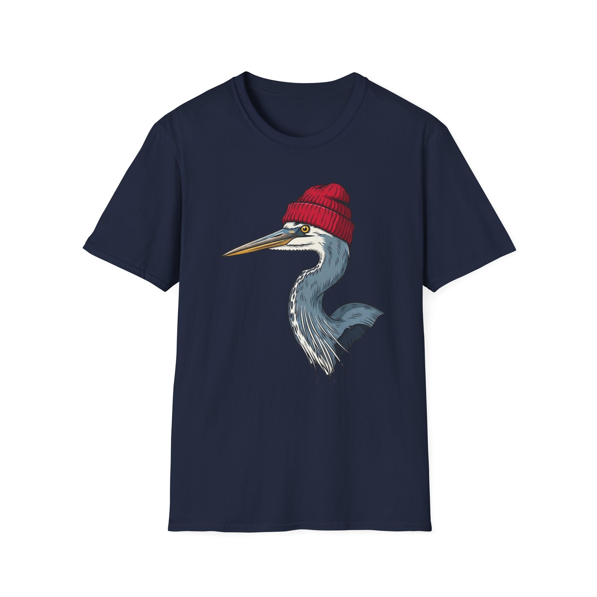 Blue Heron Red Wool Hat T-Shirt
