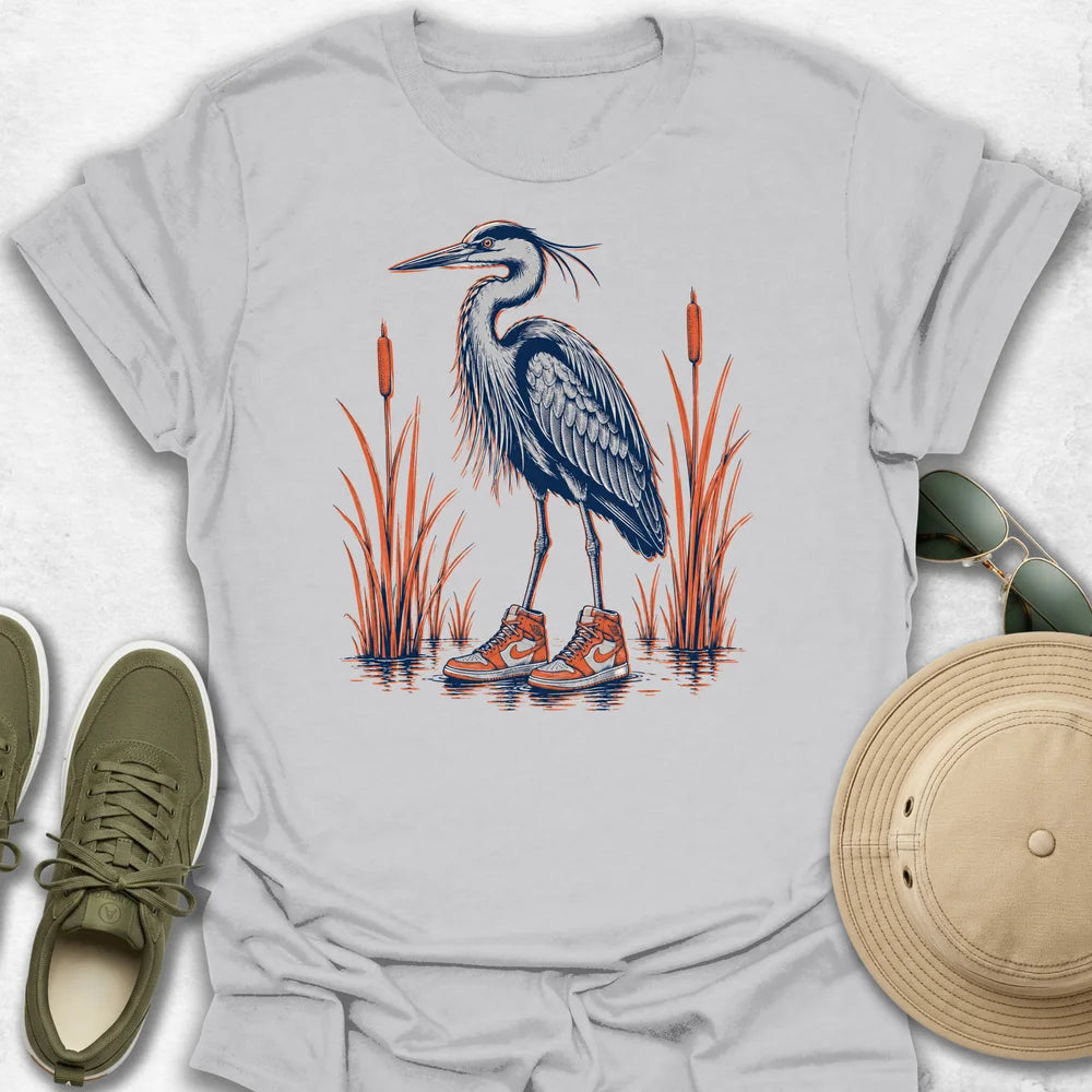Heron in Sneakers T-Shirt