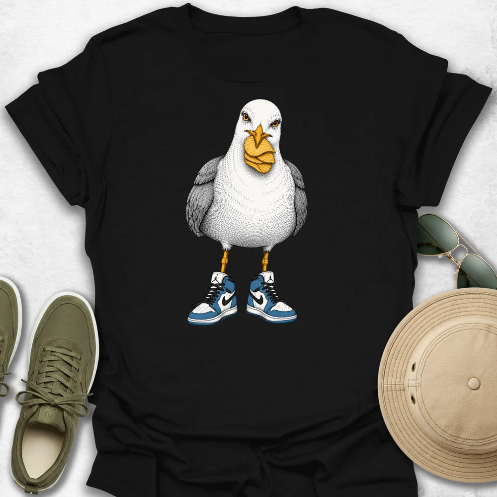 Seagull in Sneakers T-Shirt