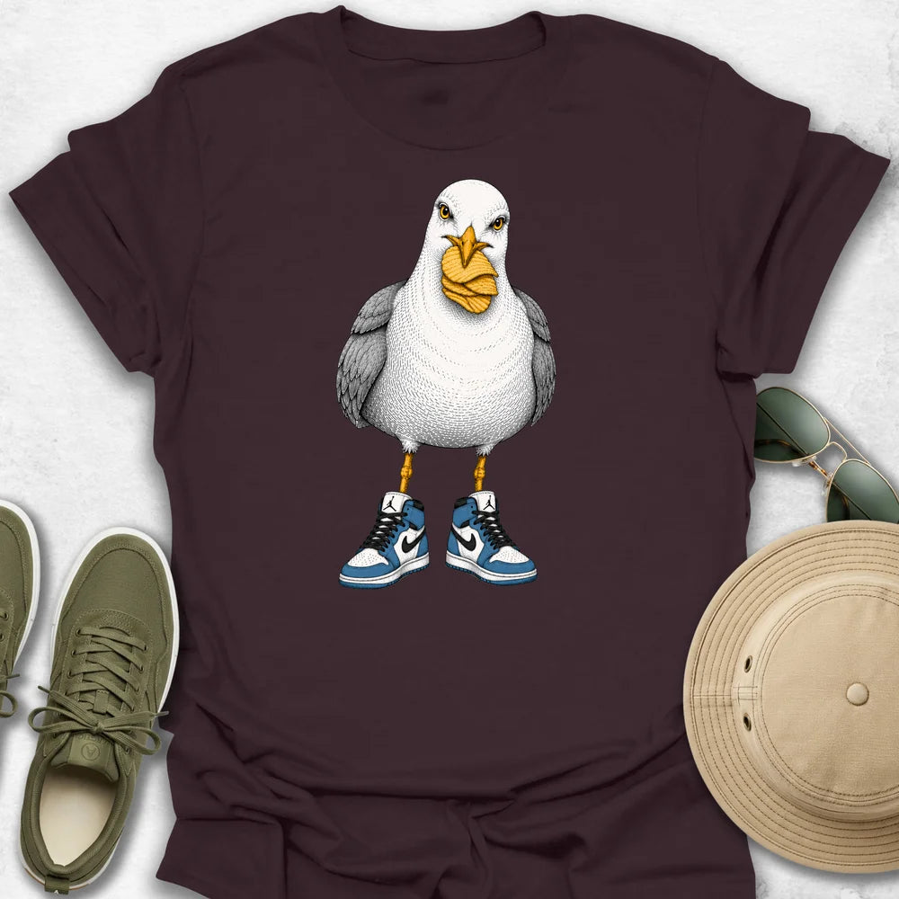 Seagull in Sneakers T-Shirt