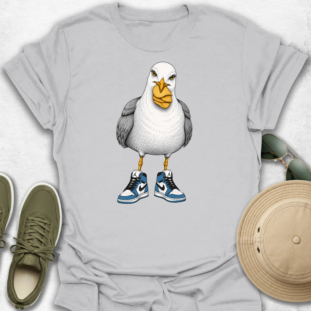 Seagull in Sneakers T-Shirt