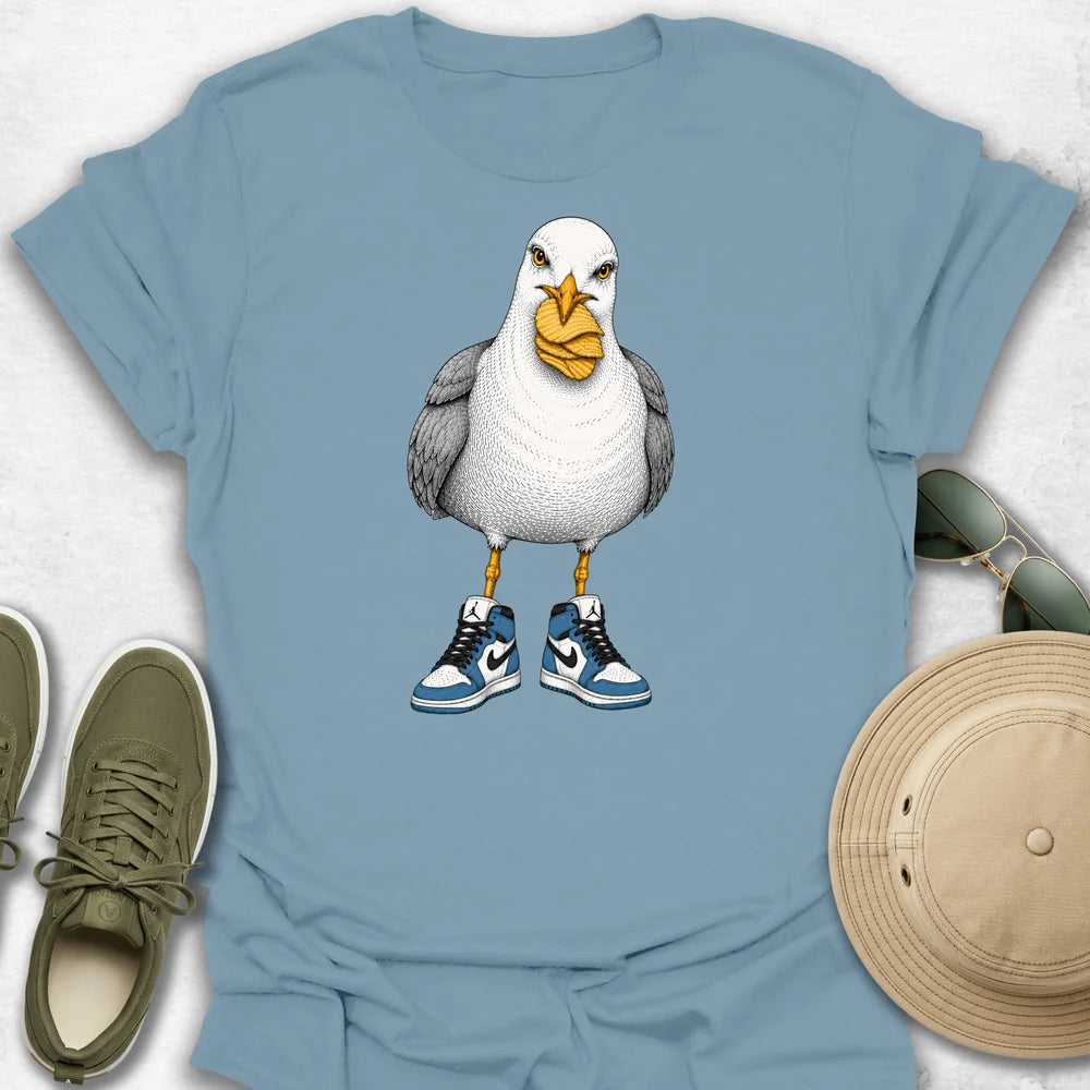 Seagull in Sneakers T-Shirt