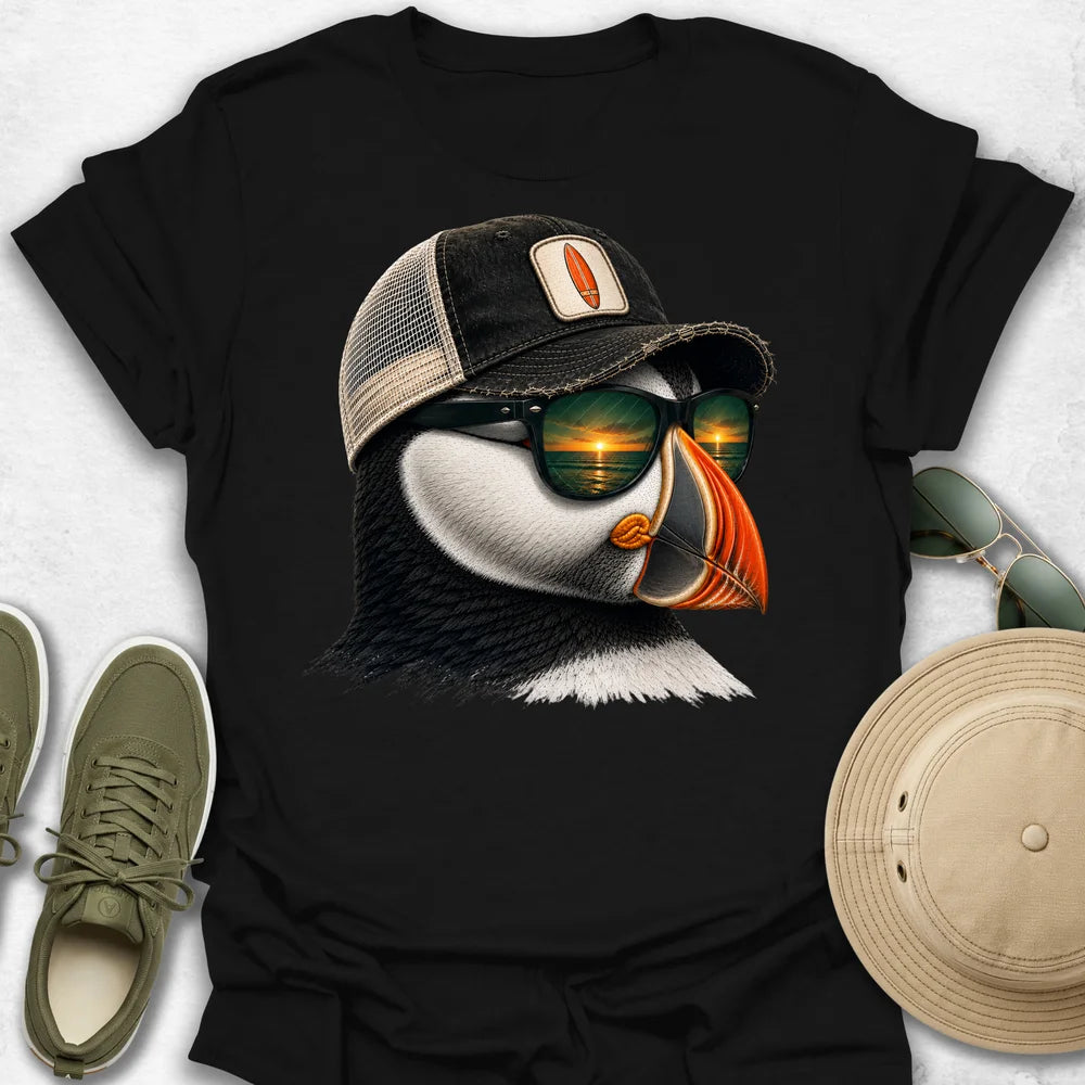 Surfing Puffin T-Shirt