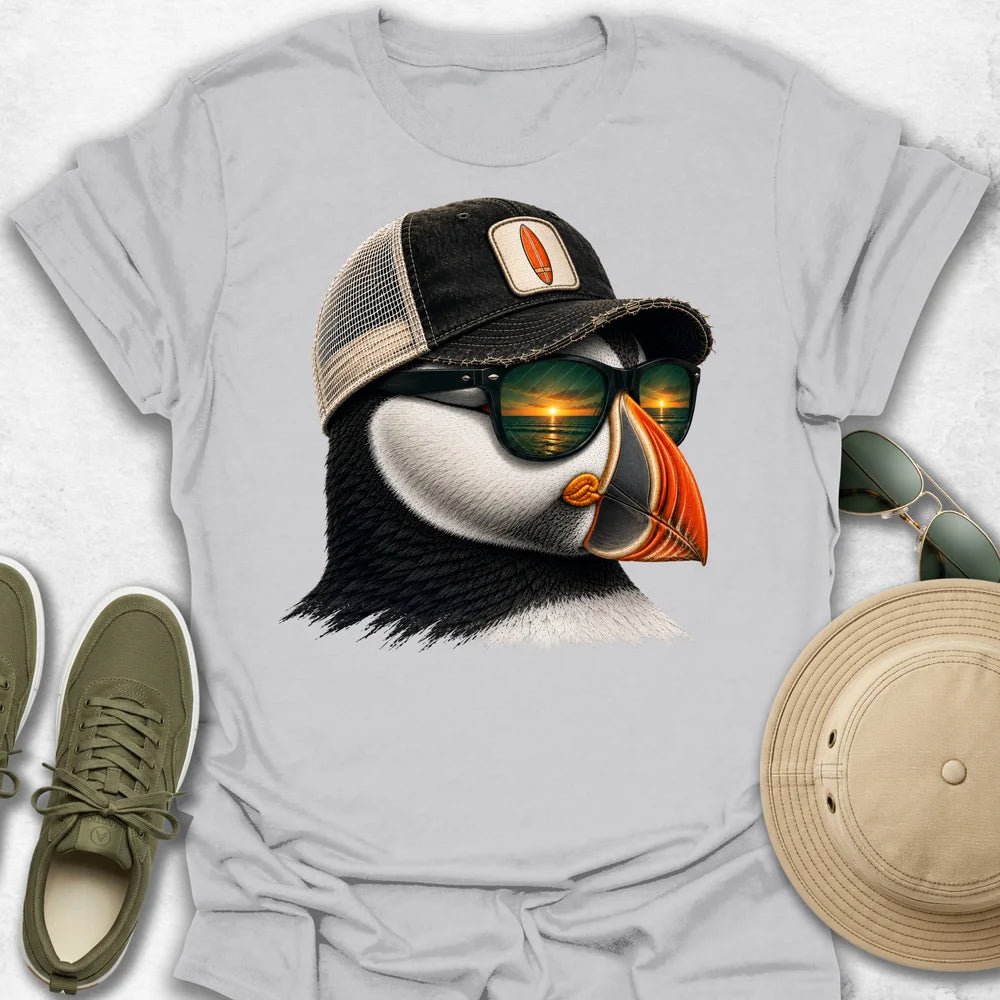 Surfing Puffin T-Shirt