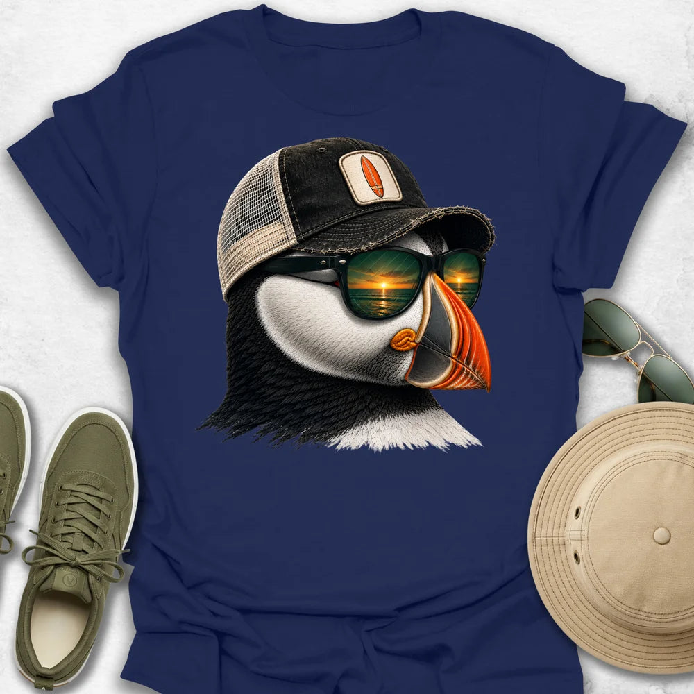Surfing Puffin T-Shirt