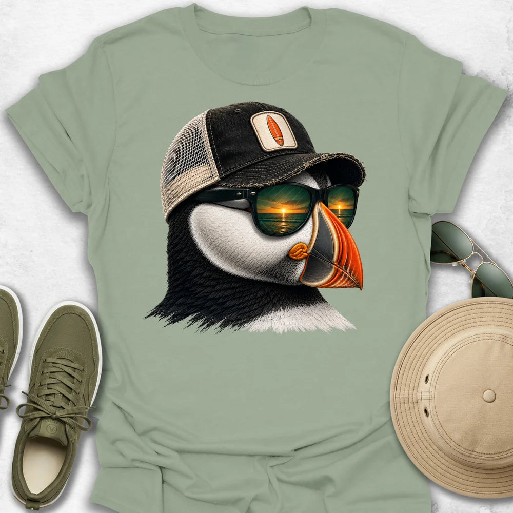 Surfing Puffin T-Shirt