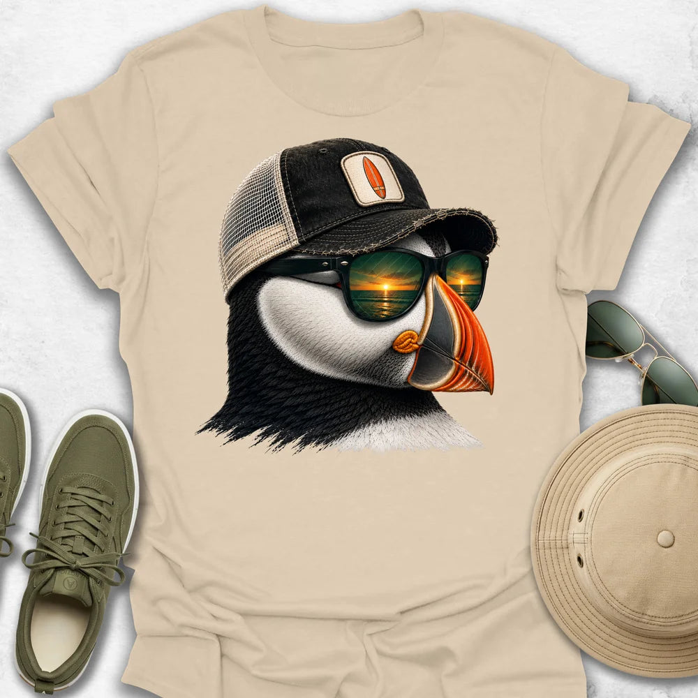 Surfing Puffin T-Shirt