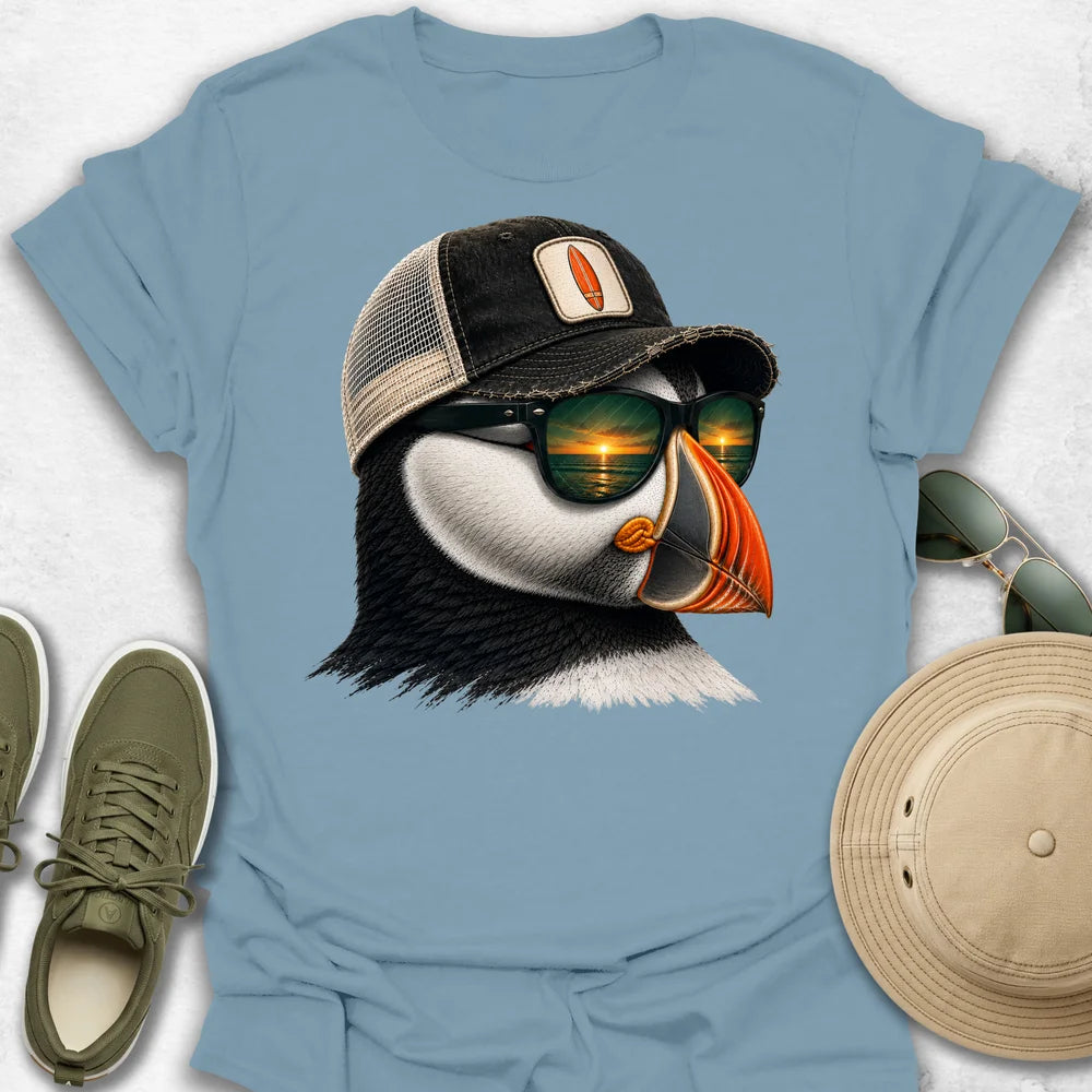 Surfing Puffin T-Shirt