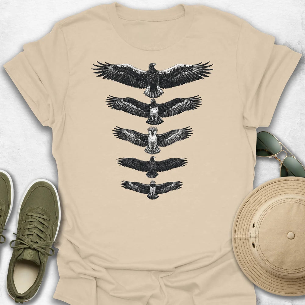 Wingspan Hierarchy of Eagles T-Shirt