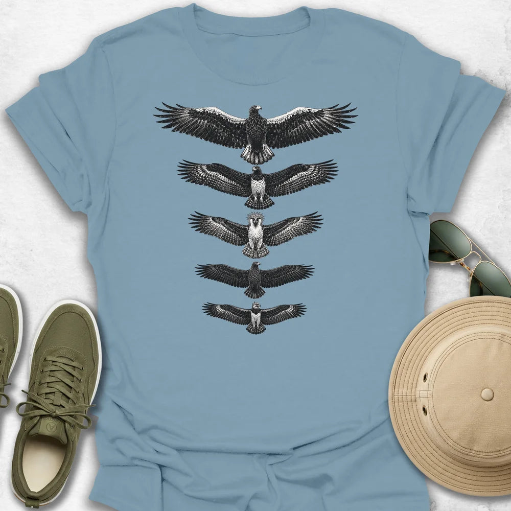 Wingspan Hierarchy of Eagles T-Shirt