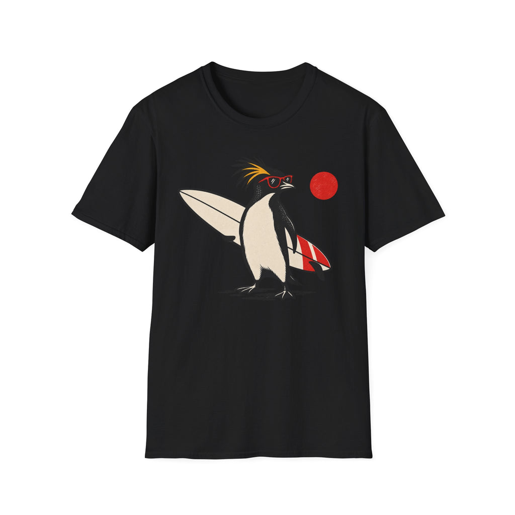 Cool Penguin Surfer T-Shirt