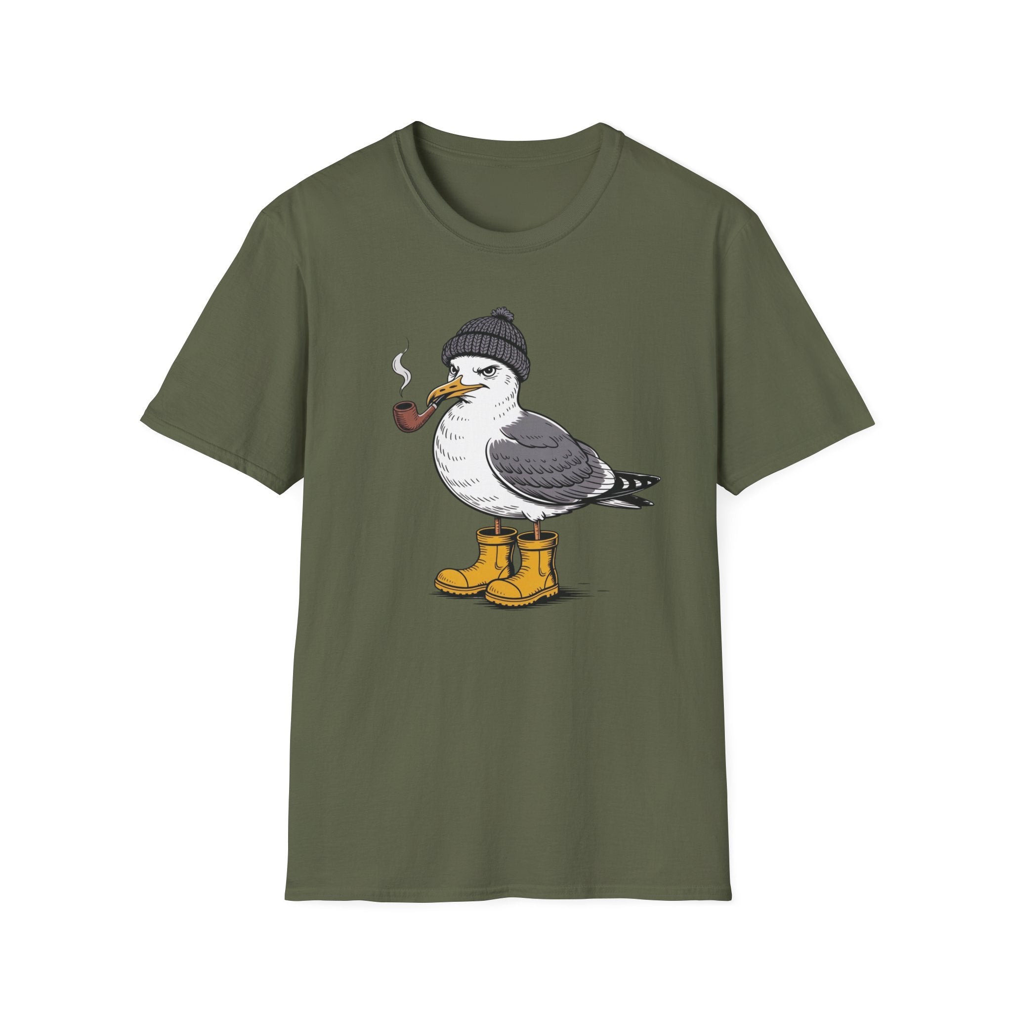 Seagull Fisherman T-Shirt