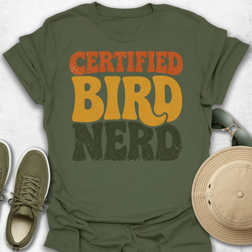 Certified Bird Nerd T-Shirt