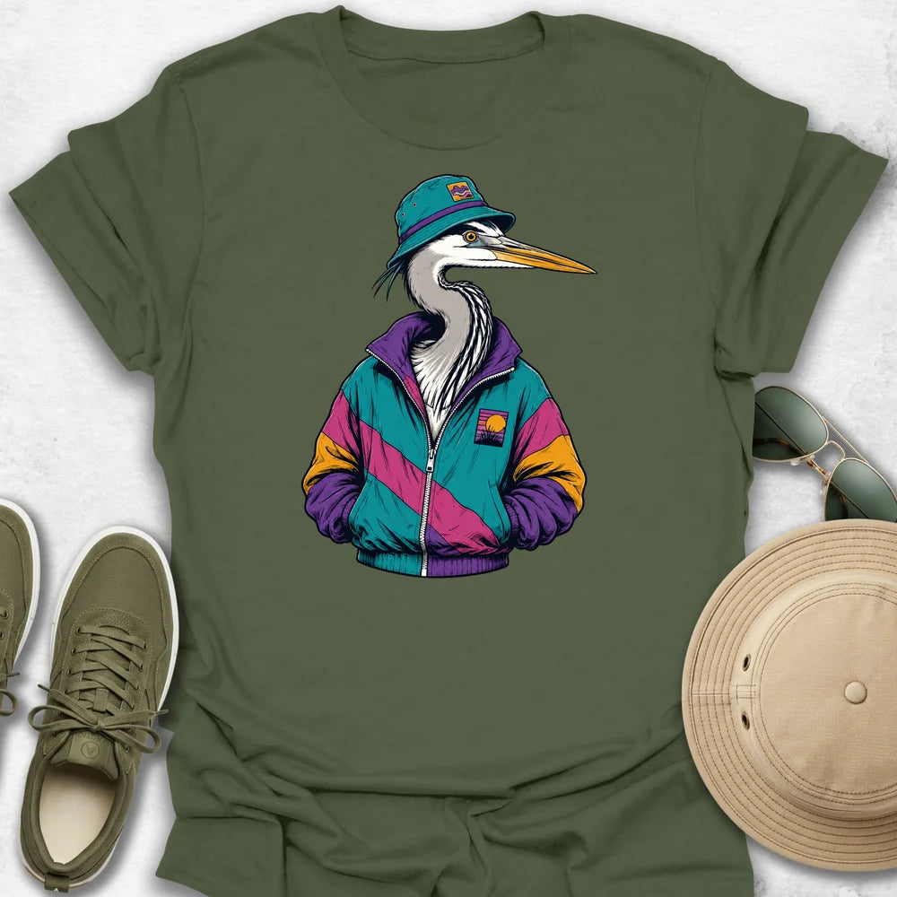 Heron in the 90s Vibes T-Shirt