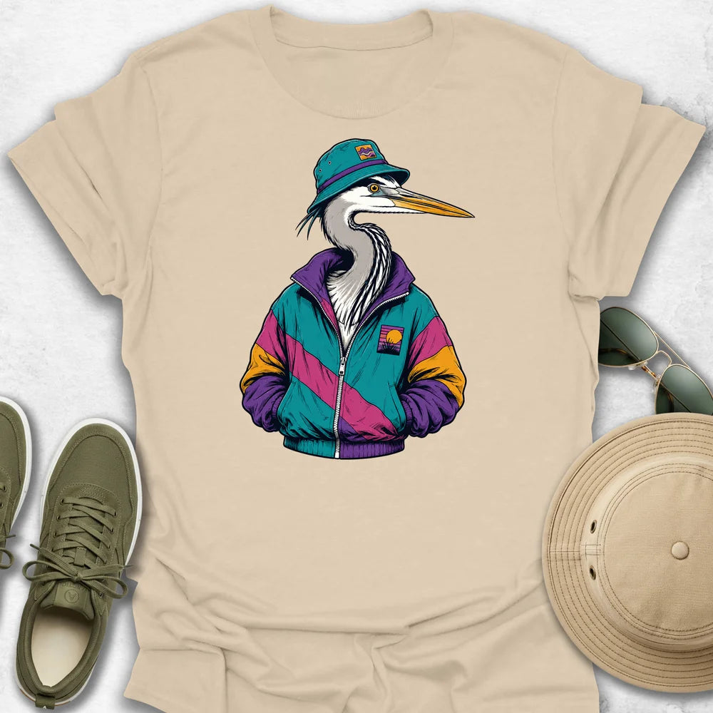 Heron in the 90s Vibes T-Shirt