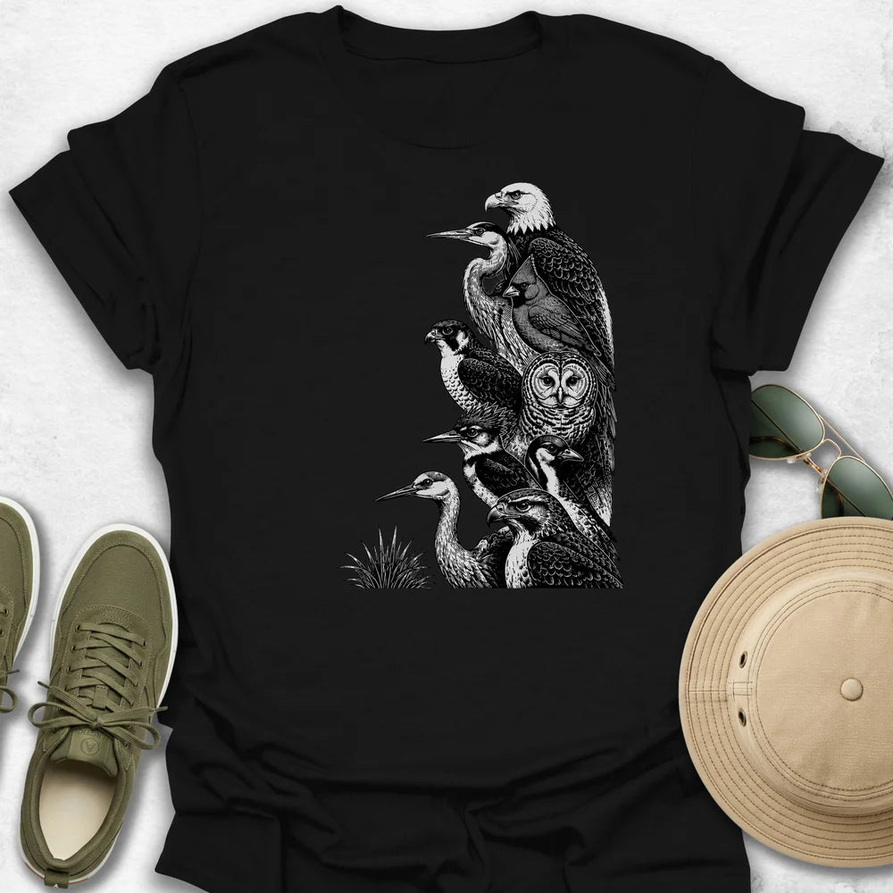 Birds List T-Shirt