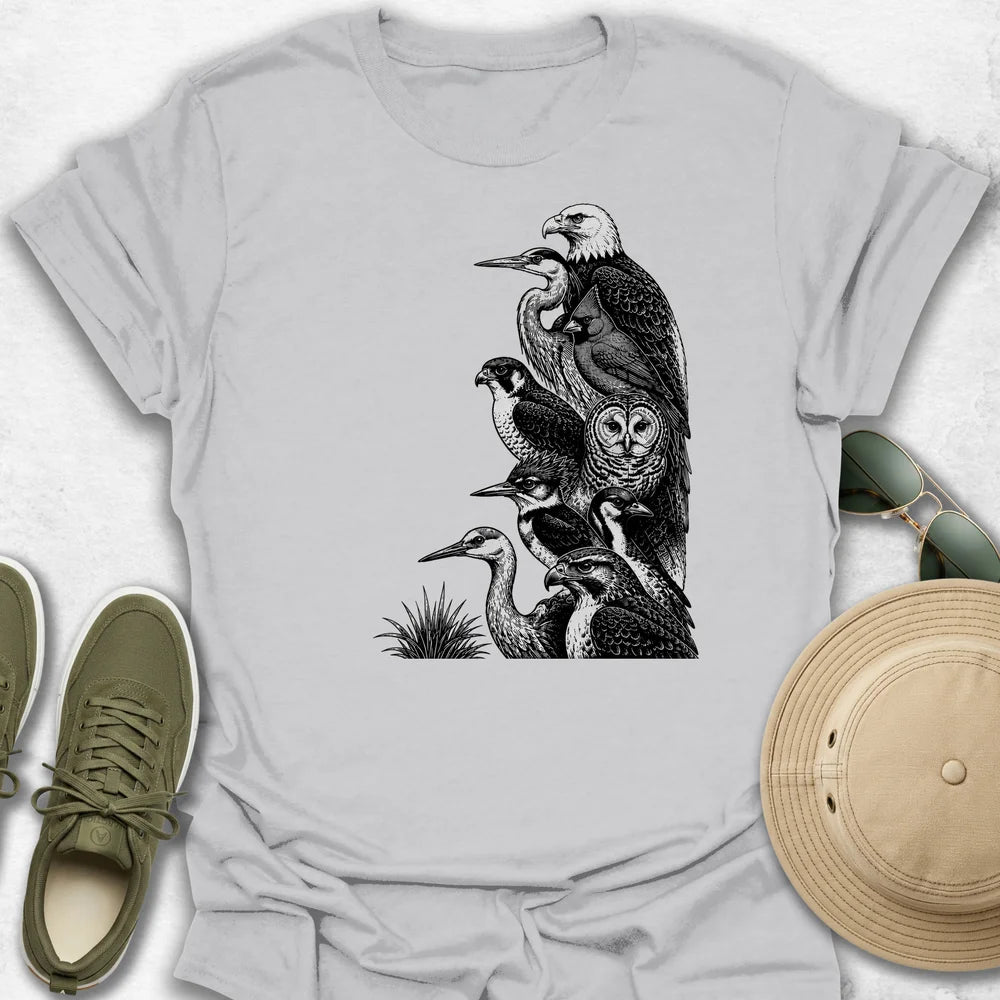 Birds List T-Shirt