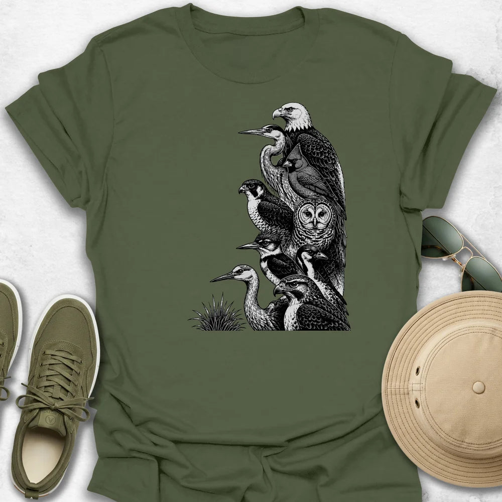 Birds List T-Shirt