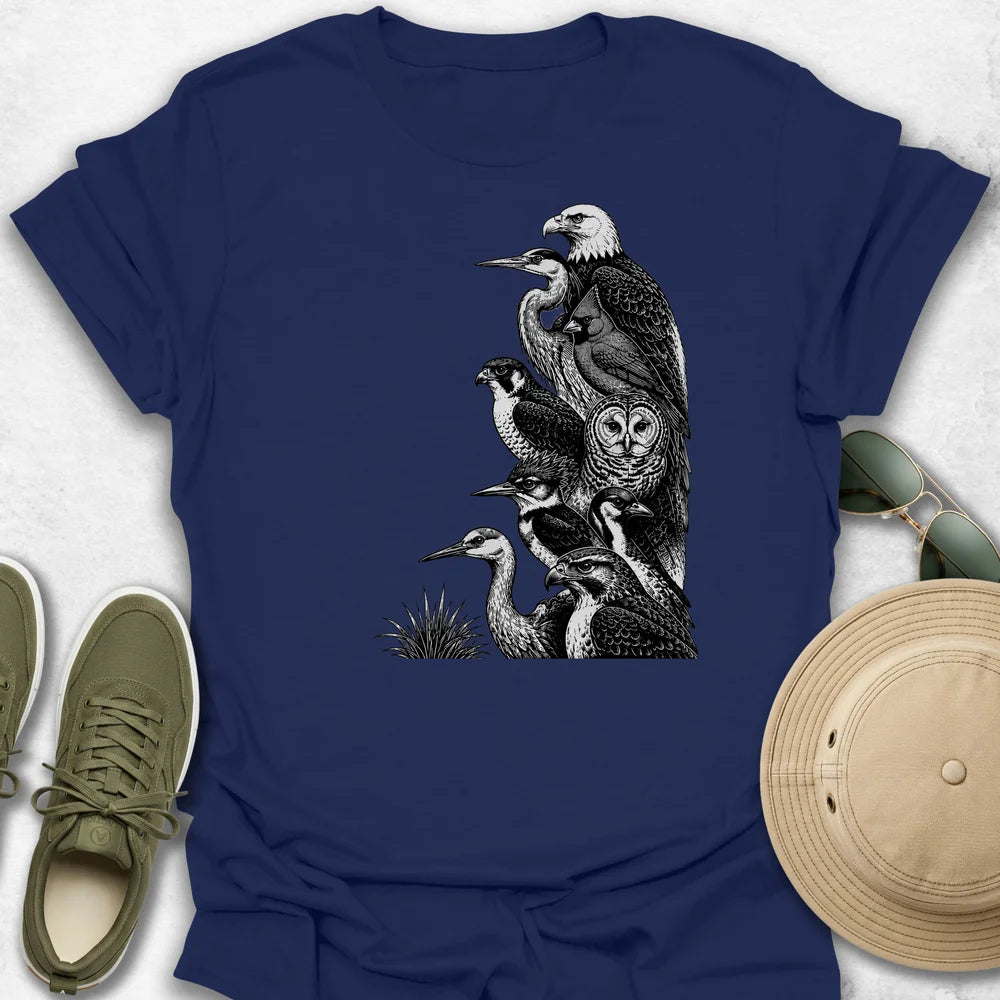 Birds List T-Shirt