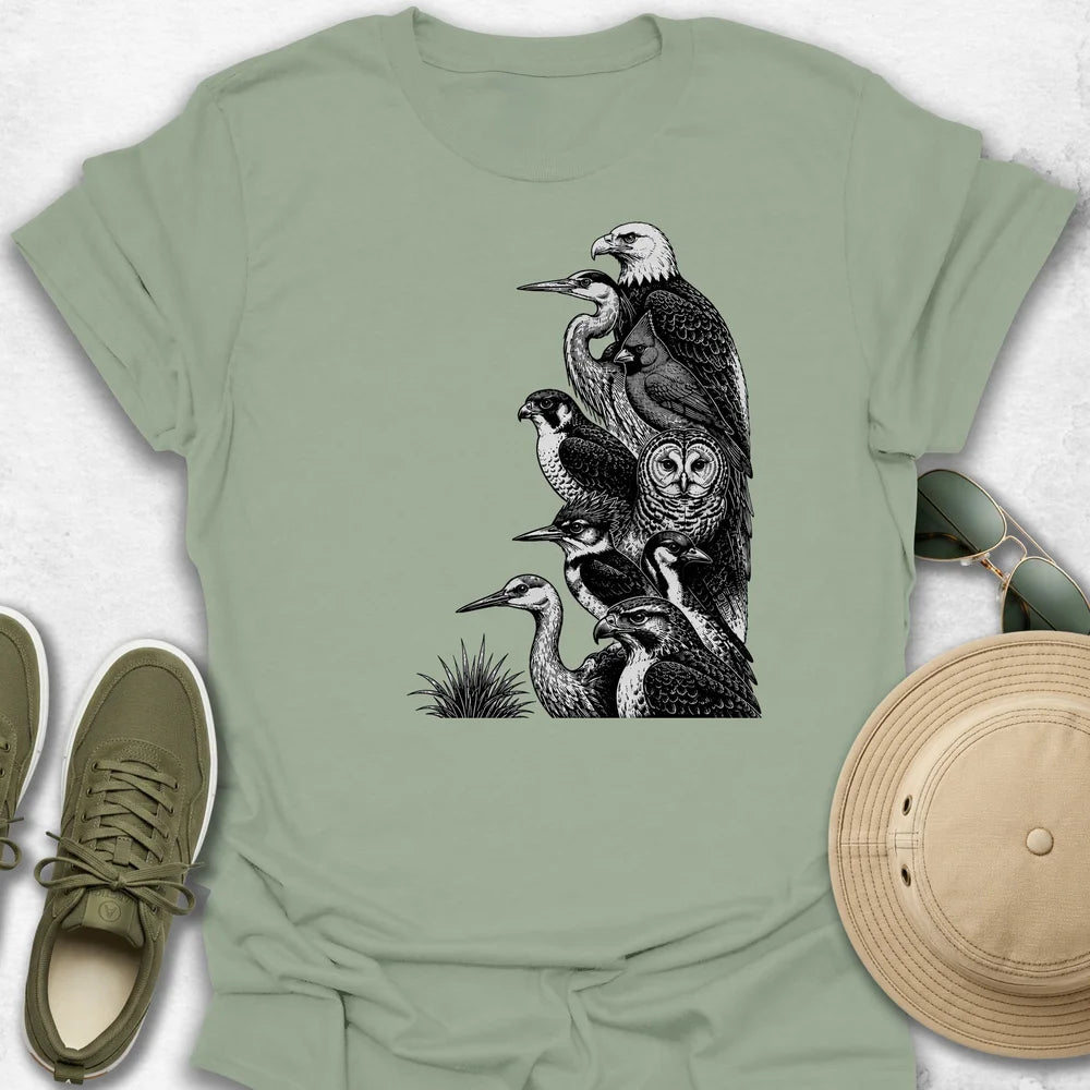 Birds List T-Shirt