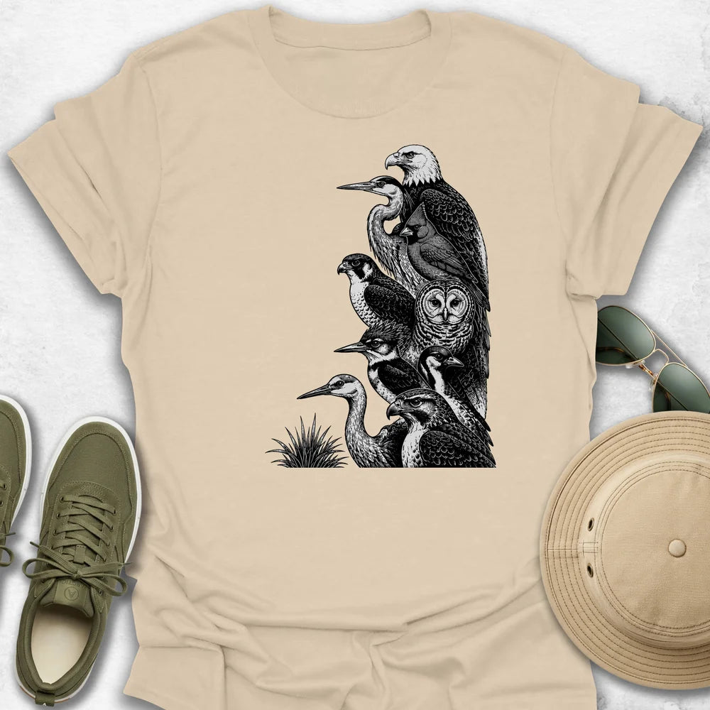 Birds List T-Shirt