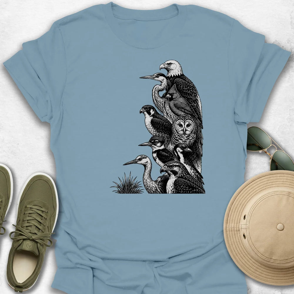 Birds List T-Shirt