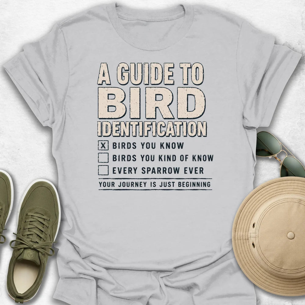 A Guide to Bird Identification T-Shirt