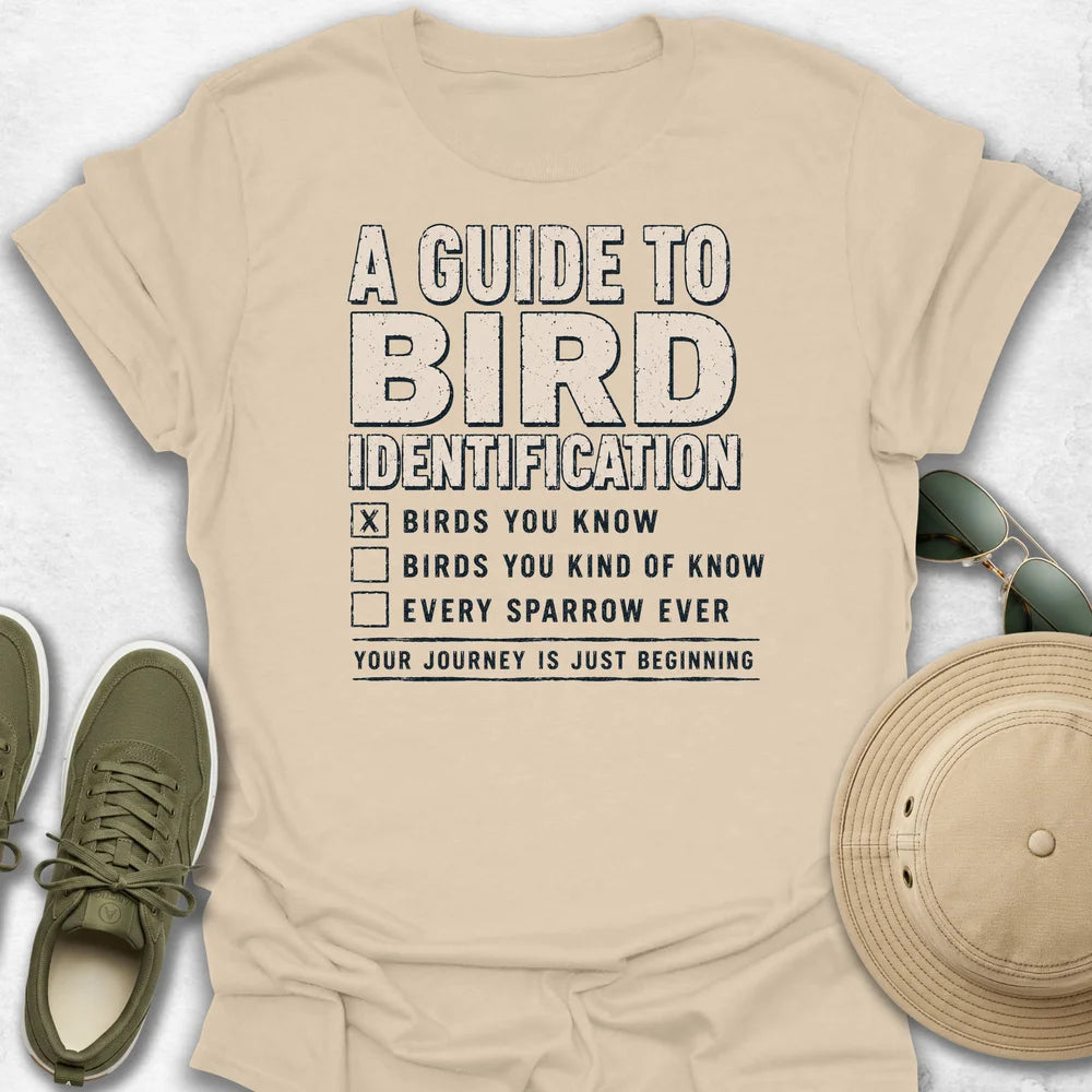 A Guide to Bird Identification T-Shirt