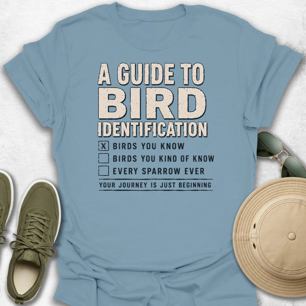 A Guide to Bird Identification T-Shirt
