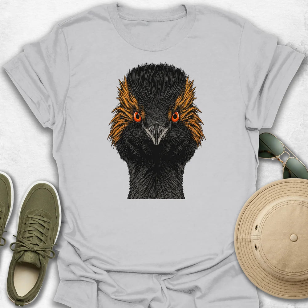 Black-Necked Grebe Portrait T-Shirt