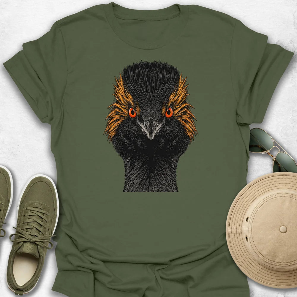 Black-Necked Grebe Portrait T-Shirt