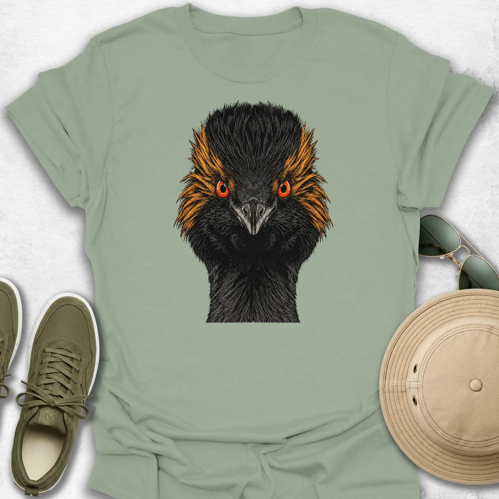 Black-Necked Grebe Portrait T-Shirt
