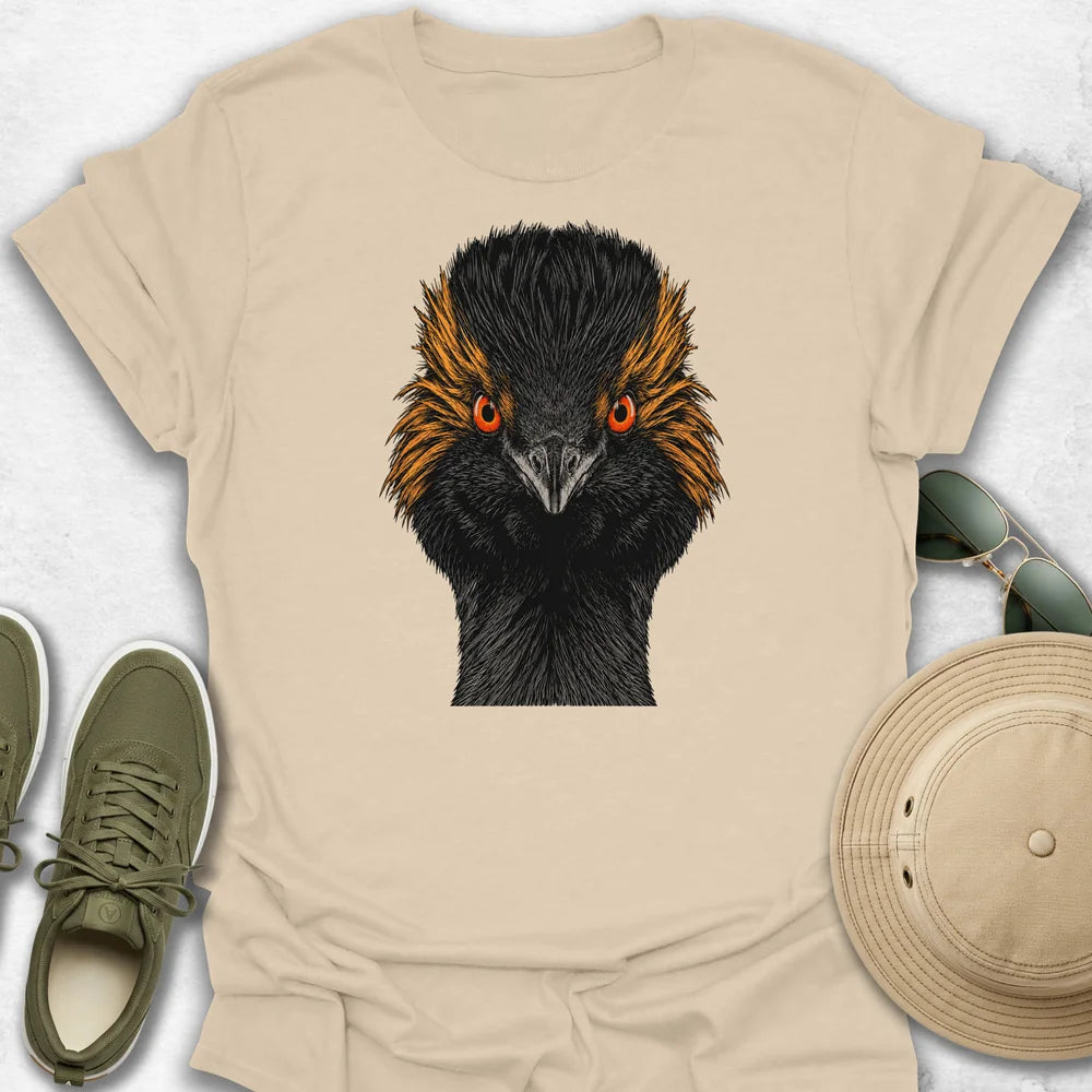 Black-Necked Grebe Portrait T-Shirt