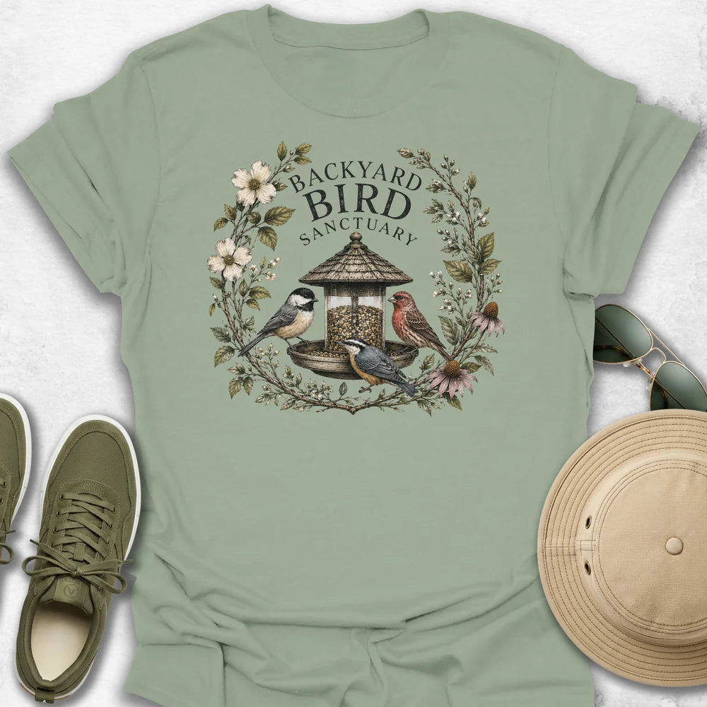 Backyard Bird Sanctuary T-Shirt