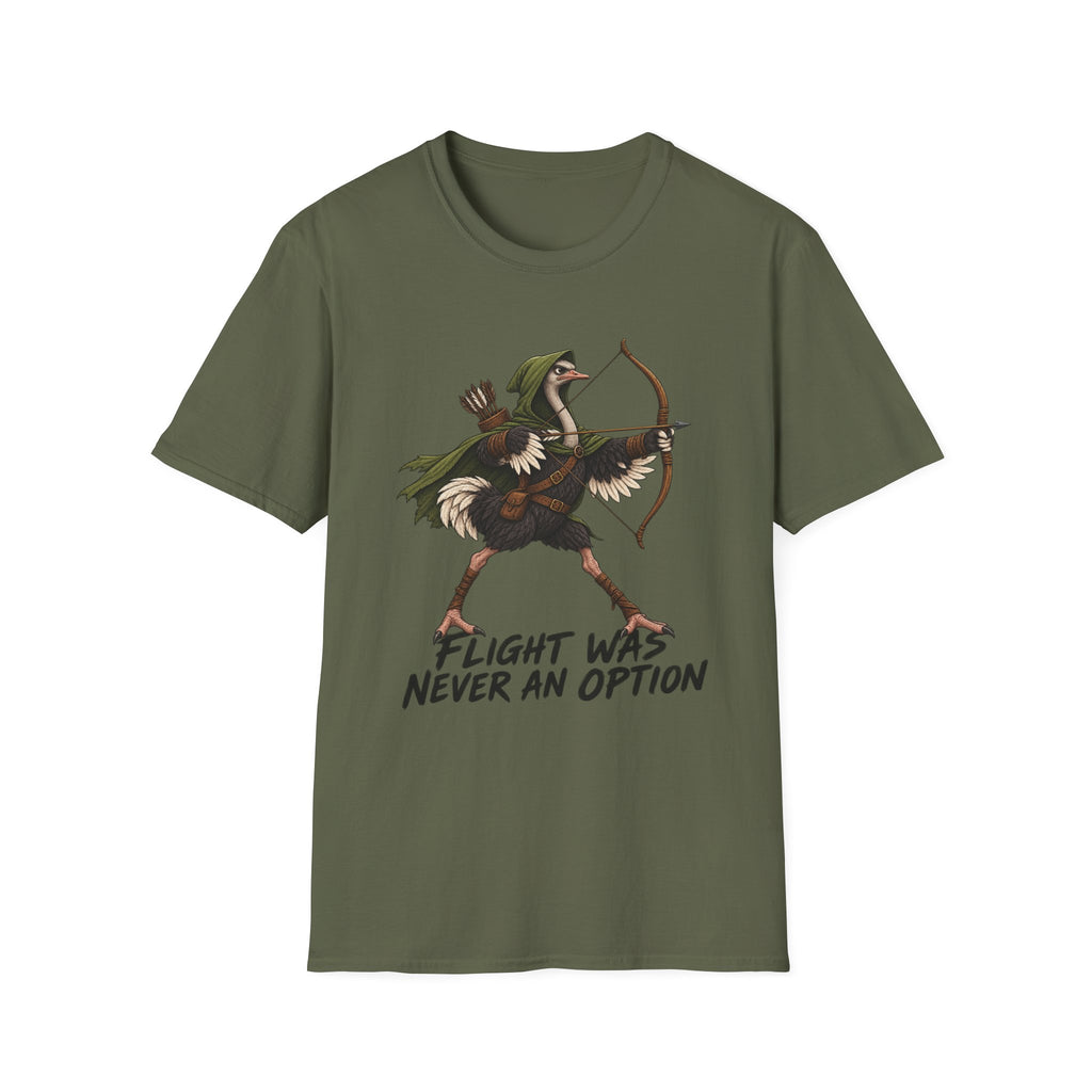 Ostrich Drawing a Longbow T-Shirt