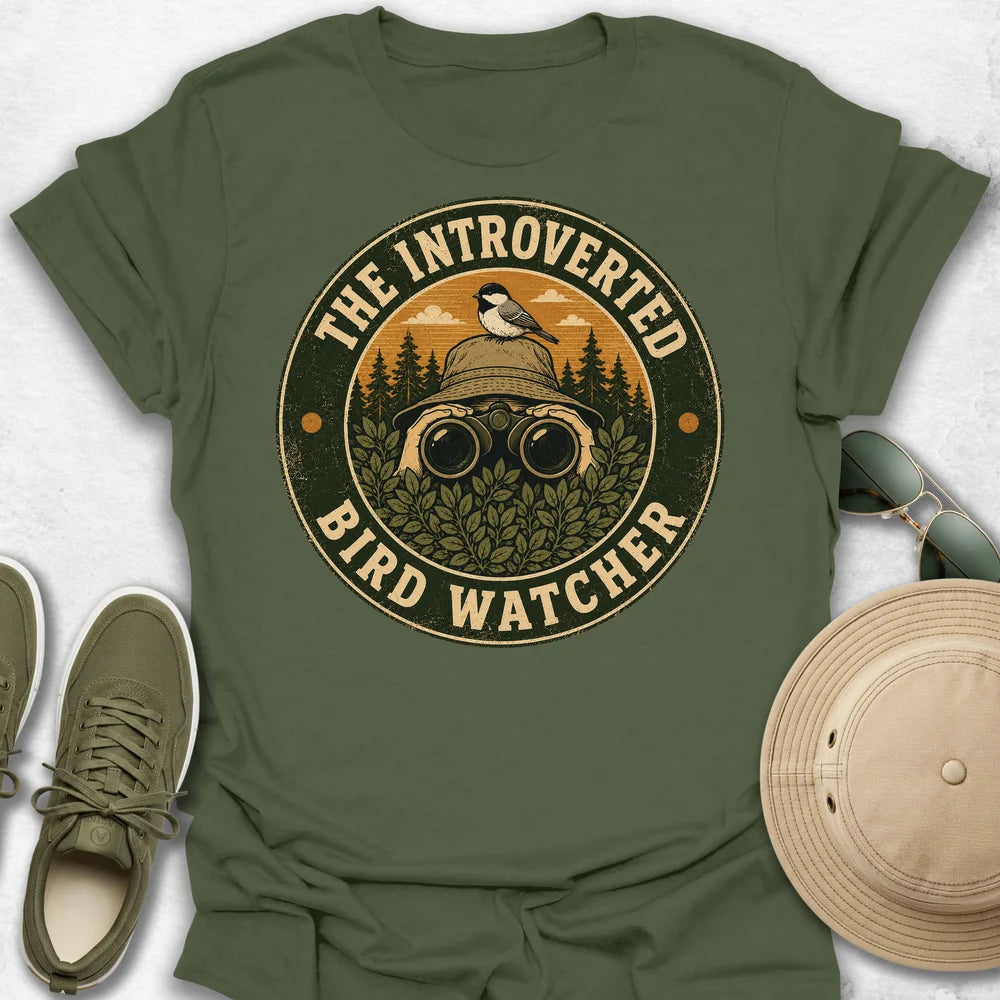 The Introverted Bird Watcher T-Shirt
