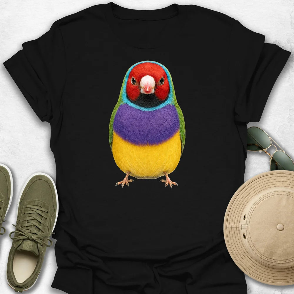 Gouldian Finch Portrait T-Shirt