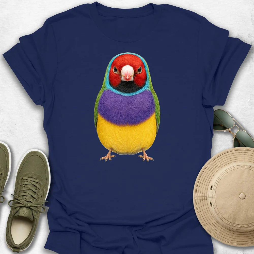 Gouldian Finch Portrait T-Shirt