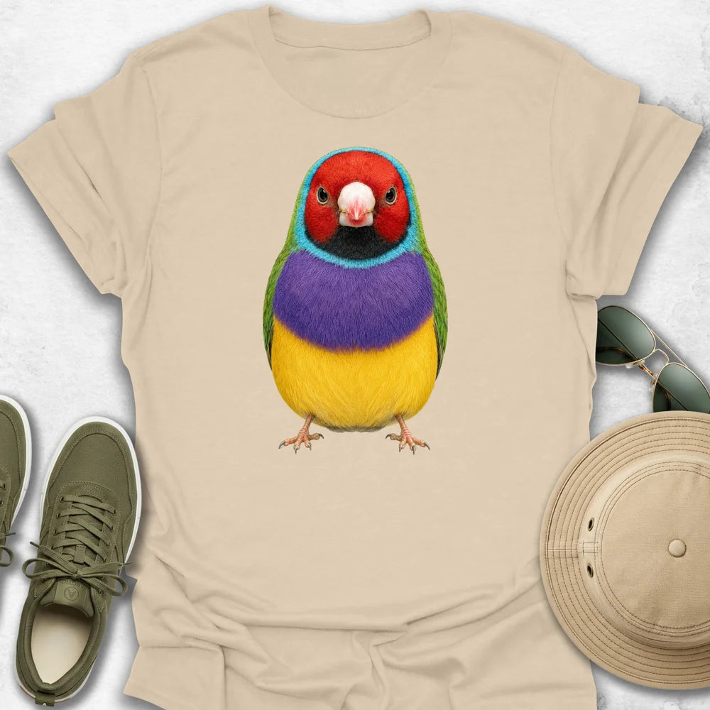 Gouldian Finch Portrait T-Shirt